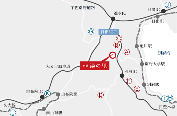 観光地の地図