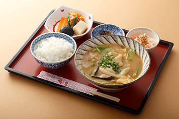 だんご汁定食